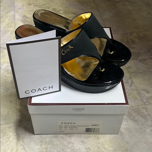 Women’s Coach Platform Sandals - Size 7 - Picture 1 of 5